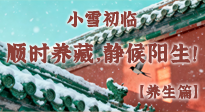 【節(jié)氣養(yǎng)生】小雪初臨：順時養(yǎng)藏，靜候陽生！